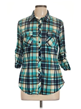 Eden & Olivia 3/4 Sleeve Button Down Shirt
