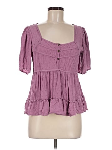 Rewind Short Sleeve Blouse (view 1)
