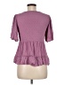 Rewind Purple Short Sleeve Blouse Size M - photo 2