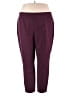 Talbots Solid Burgundy Active Pants Size 24W - photo 1