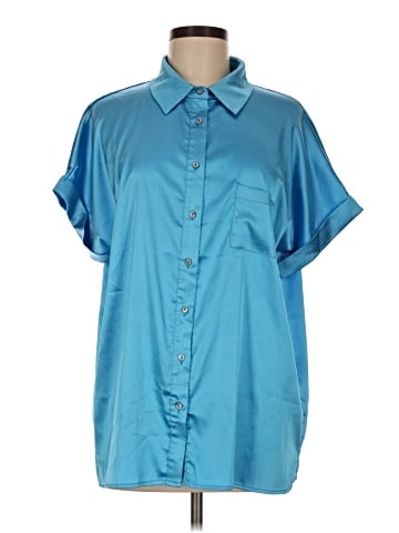 She + Sky Short Sleeve Blouse (view 1)
