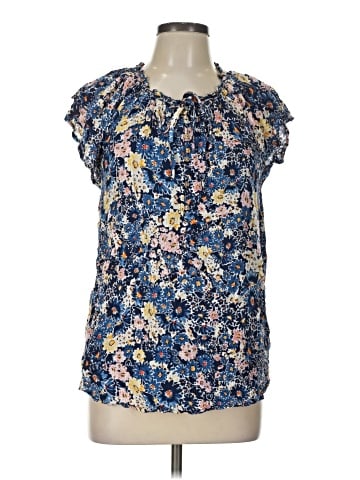 Ann Taylor LOFT Short Sleeve Blouse (view 1)