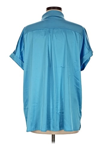 She + Sky Short Sleeve Blouse (view 2)