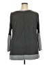 A.gain Gray 3/4 Sleeve Top Size 2X (estimated) - photo 2