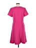 Ann Taylor Solid Pink Casual Dress Size 6 - photo 2