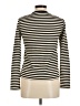 MNG Stripes Ivory Turtleneck Sweater Size M - photo 2