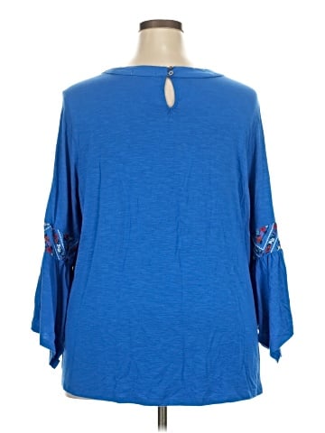 Democracy 3/4 Sleeve Blouse (view 2)