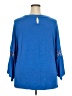 Democracy Blue 3/4 Sleeve Blouse Size 3X - photo 2