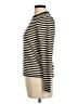 MNG Stripes Ivory Turtleneck Sweater Size M - photo 5