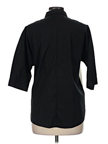 Lafayette 148 New York 3/4 Sleeve Button-Down Shirt (view 2)