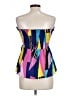 Shein 100% Polyester Blue Sleeveless Blouse Size L - photo 2