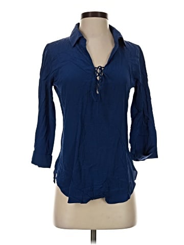 Rory Beca 3/4 Sleeve Silk Top (view 1)