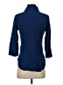 Rory Beca 100% Silk Blue 3/4 Sleeve Silk Top Size XS - photo 2