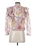 Olivaceous 100% Cotton Ivory Long Sleeve Blouse Size S - photo 2