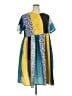Assorted Brands 100% Polyester Print Blue Casual Dress Size 2X (estimated) - photo 1