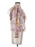 Olivaceous 100% Cotton Ivory Long Sleeve Blouse Size S - photo 4