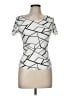 Shein Ivory Short Sleeve Top Size 6 - photo 1