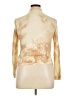 Apanage Collection 100% Elastane Metallic Gold Jacket Size 16 - photo 2