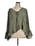 Festi Green 3/4 Sleeve Blouse Size 1X Plus (1) - photo 1