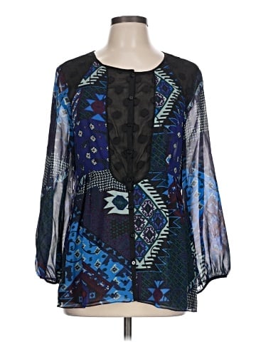 Nanette Lepore 3/4 Sleeve Silk Top (view 1)