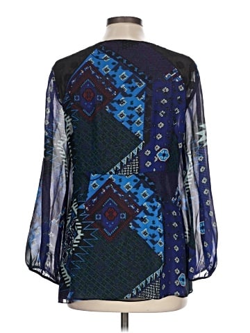 Nanette Lepore 3/4 Sleeve Silk Top (view 2)