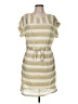 Nurture Stripes Yellow Casual Dress Size M - photo 1