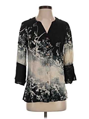 Citron 3/4 Sleeve Blouse (view 1)