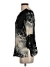 Citron Print Black 3/4 Sleeve Blouse Size XS - photo 5