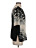 Citron Print Black 3/4 Sleeve Blouse Size XS - photo 4