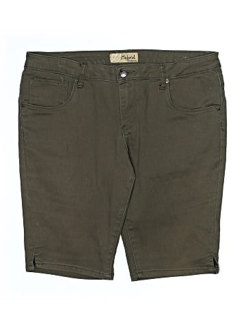 Hybrid & Company Khaki Shorts (view 1)