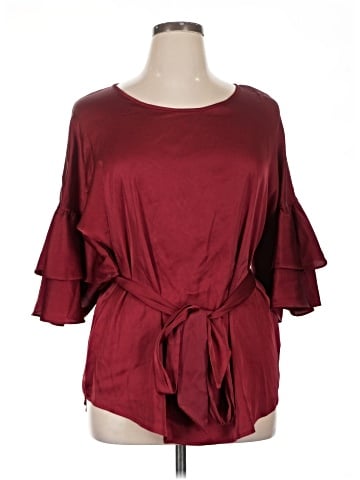 7th Avenue Design Studio New York & Company 3/4 Sleeve Blouse (view 1)