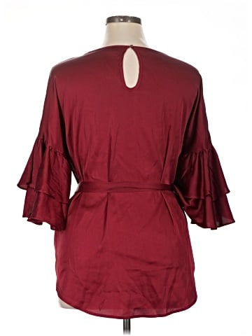 7th Avenue Design Studio New York & Company 3/4 Sleeve Blouse (view 2)