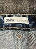 Zara Chevron-herringbone Blue Jeans Size 6 - photo 4