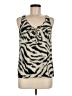 MICHAEL Michael Kors Ivory Sleeveless Blouse Size M - photo 1