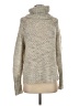 Sanctuary Metallic Silver Turtleneck Sweater Size XS - photo 1