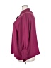 Halogen 100% Polyester Solid Burgundy 3/4 Sleeve Blouse Size 2X - photo 5