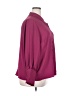 Halogen 100% Polyester Solid Burgundy 3/4 Sleeve Blouse Size 2X - photo 4