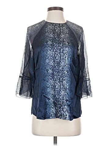 Elie Tahari 3/4 Sleeve Silk Top (view 1)