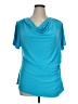 Travelsmith Teal Short Sleeve Top Size 1X - photo 1