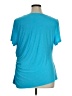Travelsmith Teal Short Sleeve Top Size 1X - photo 2