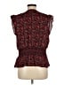 Tommy Hilfiger 100% Polyester Red Sleeveless Blouse Size M - photo 2