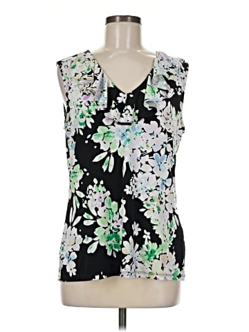 Karl Lagerfeld Paris Sleeveless Blouse (view 1)