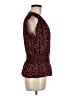 Tommy Hilfiger 100% Polyester Red Sleeveless Blouse Size M - photo 4