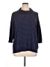 Lands' End Polka Dots Blue 3/4 Sleeve Top Size 1X - photo 1