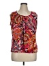 Travelsmith Orange Sleeveless Blouse Size XL - photo 1