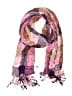 Unbranded Checkered-gingham Plaid Purple Scarf One size - photo 1