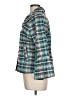 Samuel Dong Plaid Teal Jacket Size L - photo 5