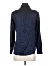 Ann Taylor Blue Long Sleeve Silk Top Size XS (petite) - photo 2