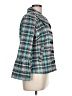 Samuel Dong Plaid Teal Jacket Size L - photo 4