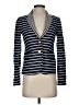 J.Crew Stripes Blue Blazer Size 00 - photo 1